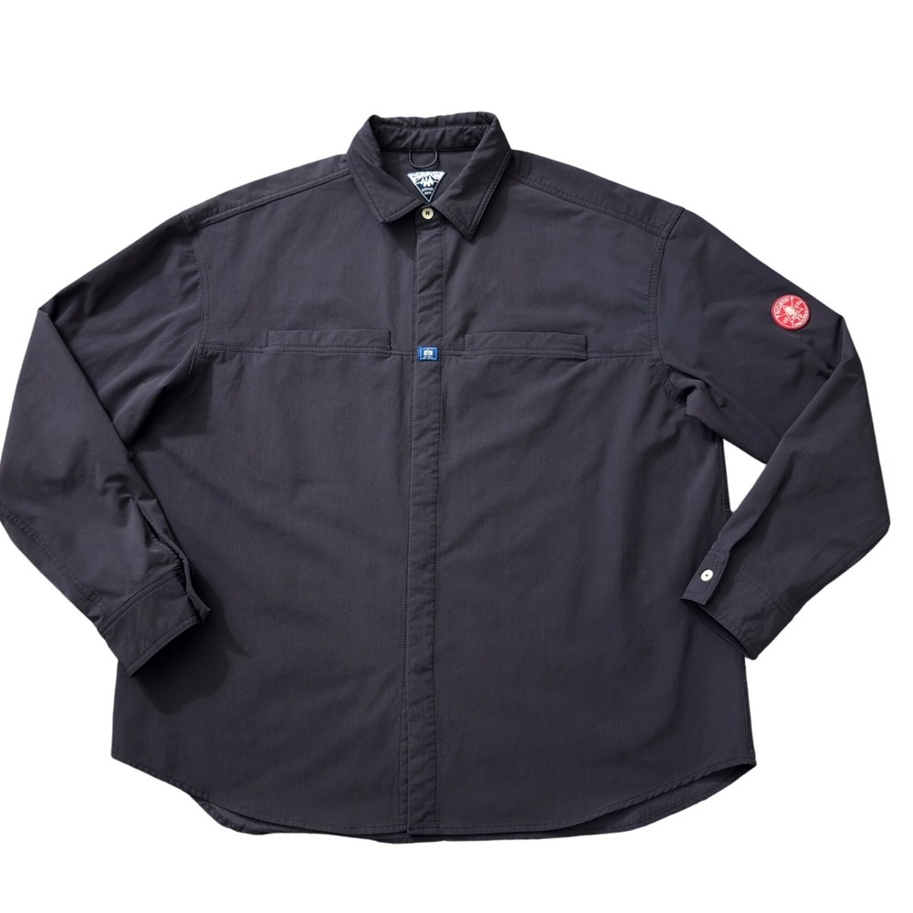 Vintage Maden Clothing Mens  Utility Button Jacket North Co Patch Sz M BB26